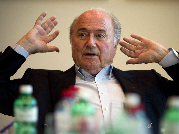 Sepp Blatter, forseti FIFA.