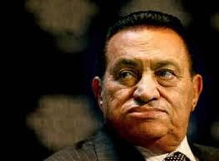 Hosni Mubarak, forseti Egyptalands.