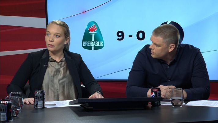 Margrét Lára Viðarsdóttir og Árni Freyr Guðnason fóru um víðan völl í Pepsi Max mörkunum í gærkvöld.