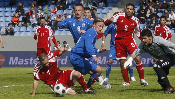 Úr leik Íslands og Andorra árið 2010.