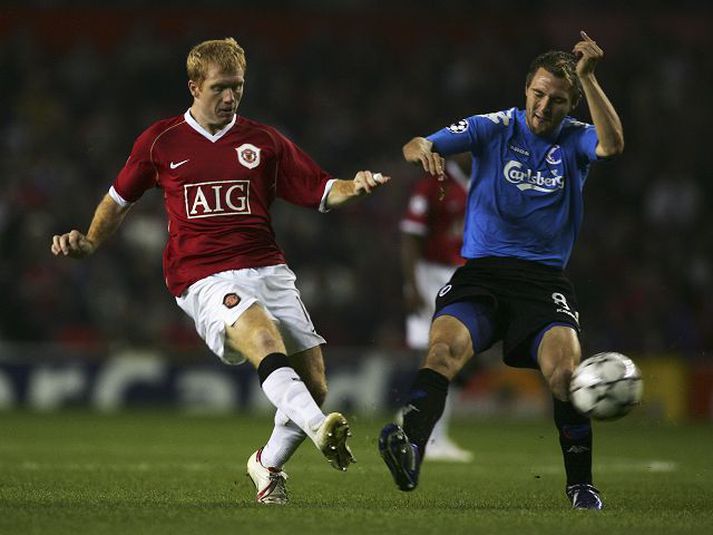 paul scholes Mun leika sinn fimmhundruðasta leik fyrir United í dag.