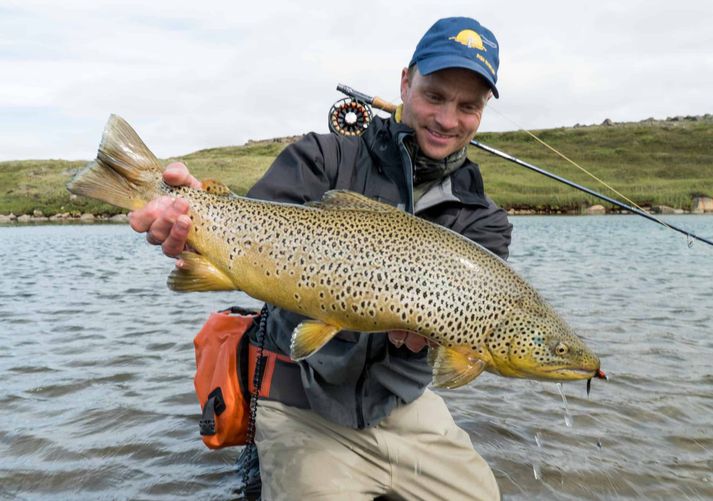 Það veiðast flottir urriðar í Norðlingafljóti