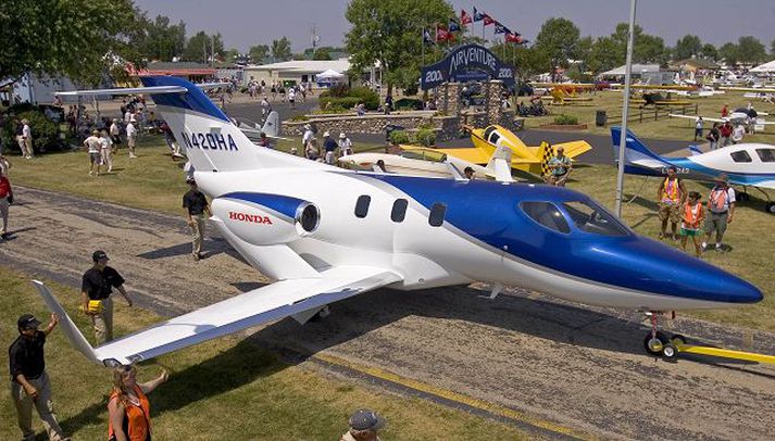 HONDaJet undirbýr æfingaflug 
Honda flýgur inn á nýjan markað árið 2010 þegar fyrirhugað að HondaJet fari í loftið.