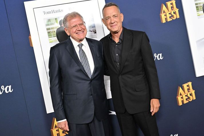 Óskarsverðlaunahafinn Robert Zemeckis til vinstri hér ásamt Tom Hanks. Zemeckis er meðal gesta á bókmenntahátíðinni Iceland Noir.