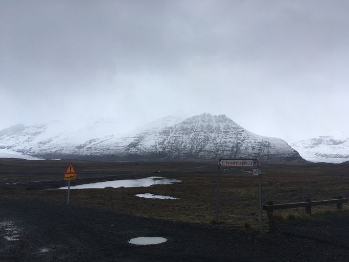 Svínafellsjökull er skriðjökull sem gengur út frá Vatnajökli.