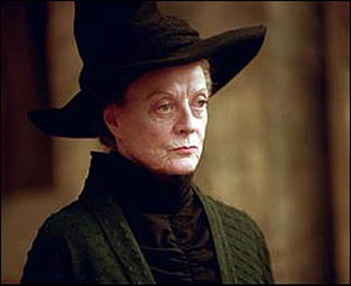 Maggie Smith í hlutverki nornarinnar í Harry Potter