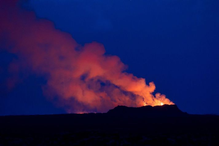 Síðasta eldgos hófst 20. nóvember og lauk 8. desember.