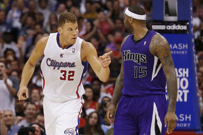 Blake Griffin og DeMarcus Cousins