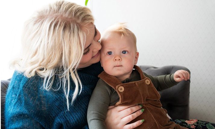 Atlas Leó er að sögn móður sinnar einstaklega  „skynsegin vænt“ barn.