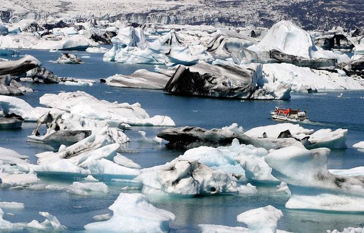 Jökulsárlón.  ís.  Jöklar.  Náttúra.  Ísland