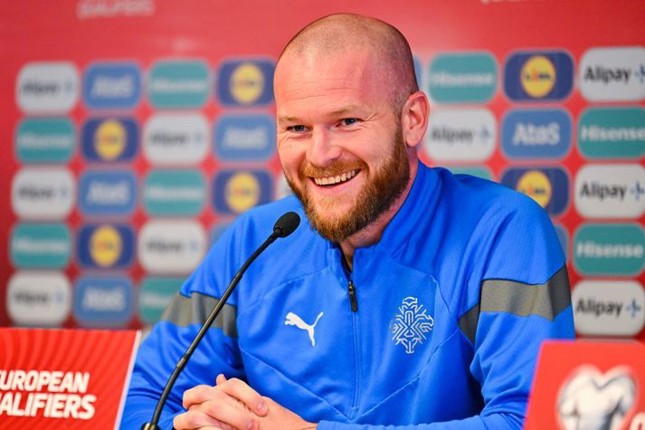 Aron Einar Gunnarsson hefur spilað 104 A-landsleiki og gæti bætt við þá tölu gegn Kósovó.