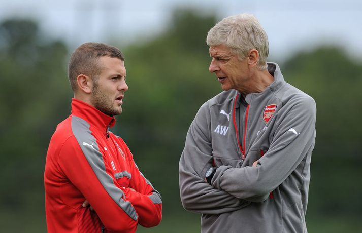 Wenger og Wilshere.