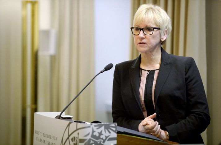 Margot Wallström tók við embætti utanríkisráðherra Svíþjóðar haustið 2014.