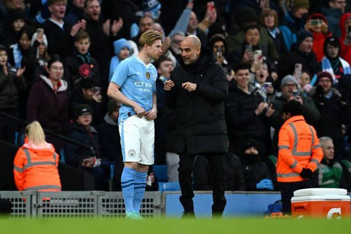 Kevin De Bruyne kom inn sem varamaður á 57. mínútu eftir 149 daga fjarveru. Þetta var fyrsti leikur hans síðan í opnunarleik ensku úrvalsdeildarinnar. 