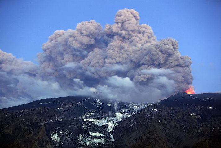 Eyjafjallajökull hafði áhrif á atburðarás franskrar myndar. 