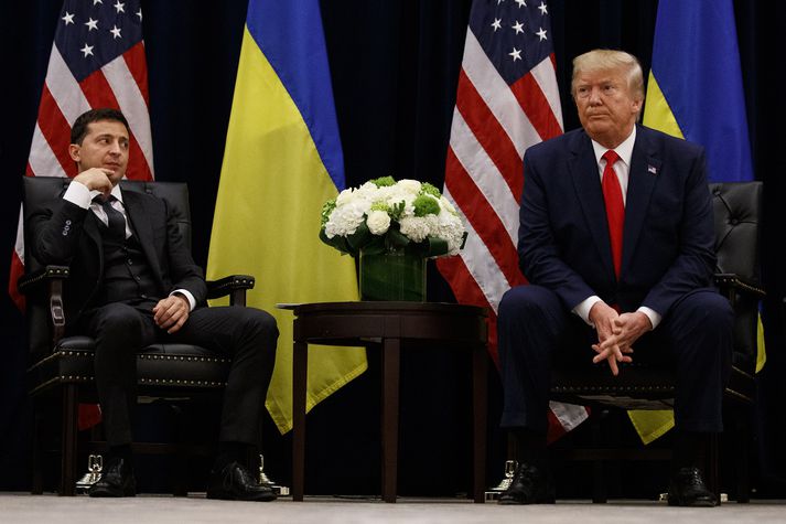 Voldymir Zelensky og Donald Trump.