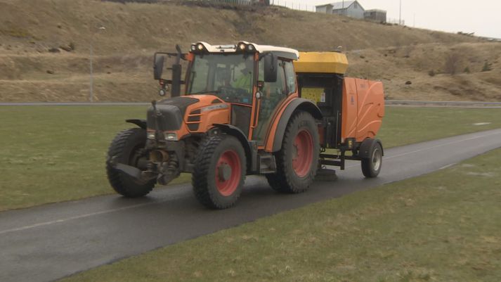 Hreinsun borgarinnar í fullum gangi