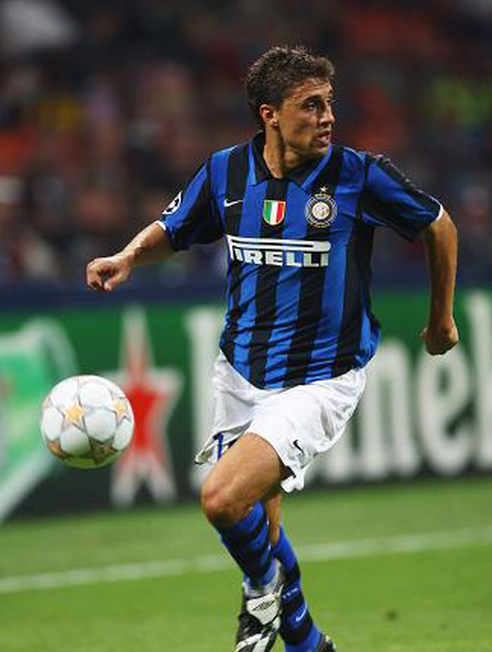 Hernan Crespo skoraði fyrra mark Inter.