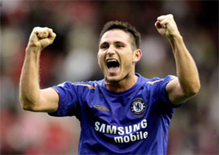 Frank Lampard verður með Chelsea gegn Barcelona annað kvöld