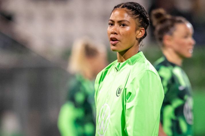 Sveindís Jane Jónsdóttir hefur ítrekað þurft að sætta sig við að vera utan byrjunarliðs Wolfsburg á þessari leiktíð.