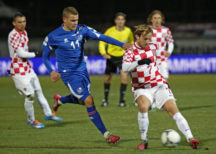 Alfreð Finnbogason og strákarnir komust í umspil í síðustu undankeppni.