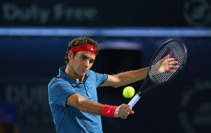 Roger Federer loksins búinn að vinna mót aftur.