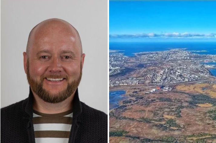 Hjálmar Bogi Hafliðason er forseti sveitarstjórnar Norðurþings. Loftmyndin er af Reykjavík.