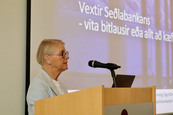 Rannveig Sigurðardóttir, varaseðlabankastjóri peningastefnu. 