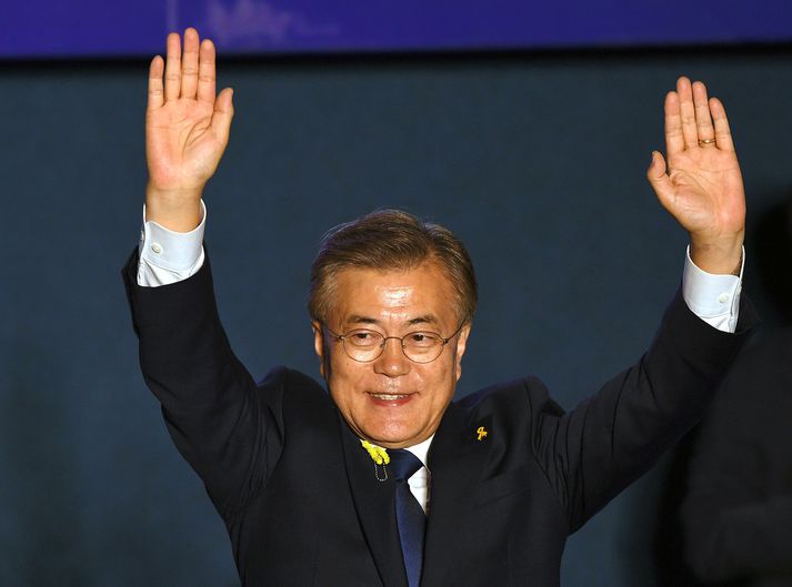 Moon Jae-in, forseti Suður-Kóreu.