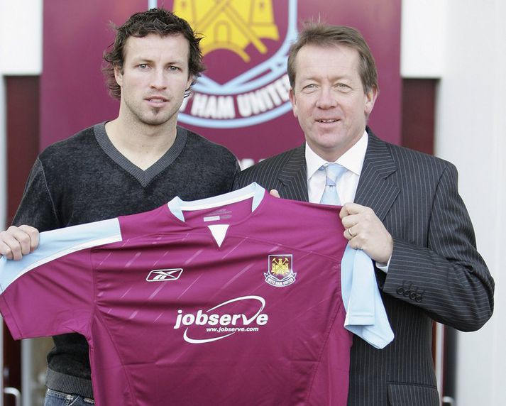 Neill með stjóranum Alan Curbishley í janúar 2007.