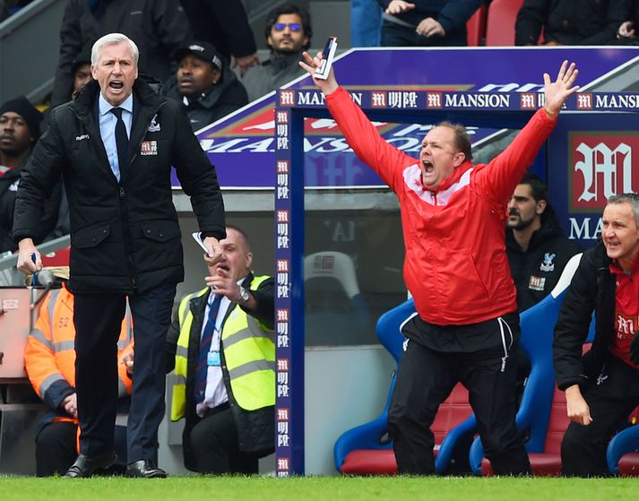 Alan Pardew, stjóri Crystal Palace.