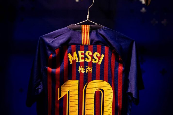 Búningur Lionel Messi.