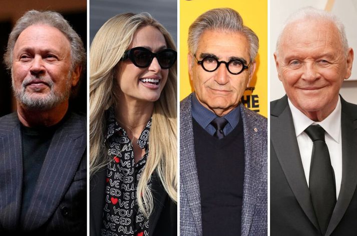 Billy Crystal, Paris Hilton, Eugene Levy og Anthony Hopkins hafa öll misst heimili sín í eldinum.