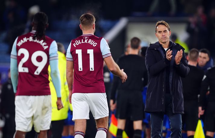 Julen Lopetegui hefur stýrt West Ham United í sextán leikjum. Aðeins fimm þeirra hafa unnist.