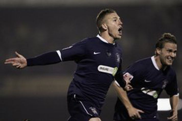 Freddy Eastwood skoraði sigurmark Southend beint úr aukaspyrnu á 27. mínútu