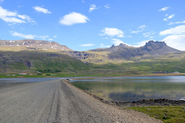 Áreksturinn átti sér stað á hringveginum milli Djúpavogs og Breiðdalsvíkur.