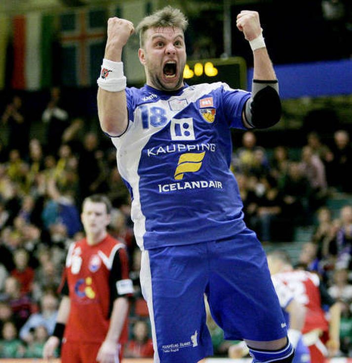 Róbert Gunnarsson var markahæstur hjá Gummersbach.