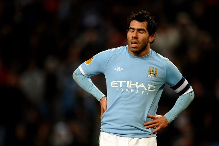 Carlos Tevez, leikmaður Manchester City.