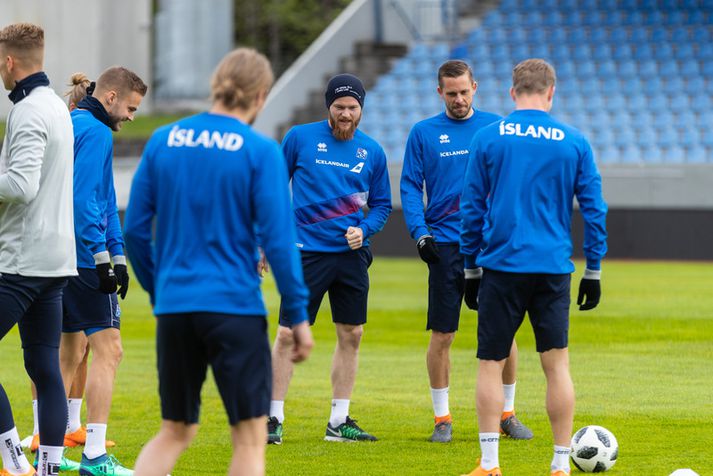 Aron Einar Gunnarsson og Gylfi Þór Sigurðsson eru báðir að koma til baka eftir meiðsli.