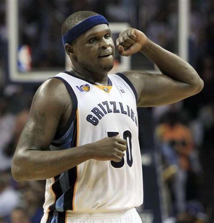 Zach Randolph hefur verið frábær fyrir Grizzlies. Mynd. / Ap