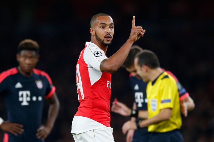 Theo Walcott er ánægður með lífið þessa dagana.