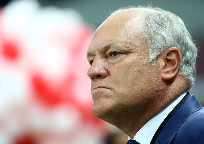 Jol á hliðarlínunni með Al Ahly.