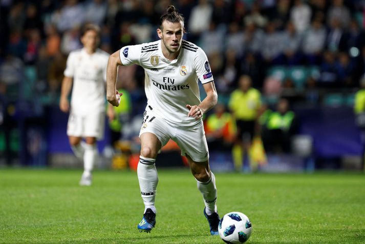 Bale er á mála hjá Evrópumeisturum Real Madrid