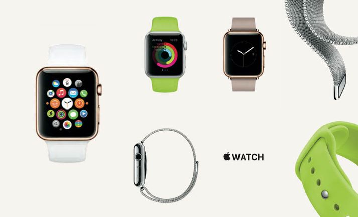 Apple kynnir nýjustu vöru sína, snjallúrið iWatch, í San Francisco klukkan fimm að íslenskum tíma.