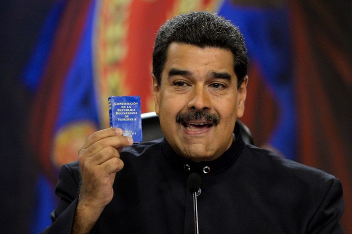 Nicolás Maduro er forseti Venesúela.