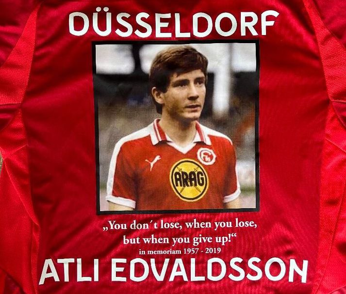 Atli Eðvaldsson lék við góðan orðstír hjá Fortuna Düsseldorf á árunum 1981-85.