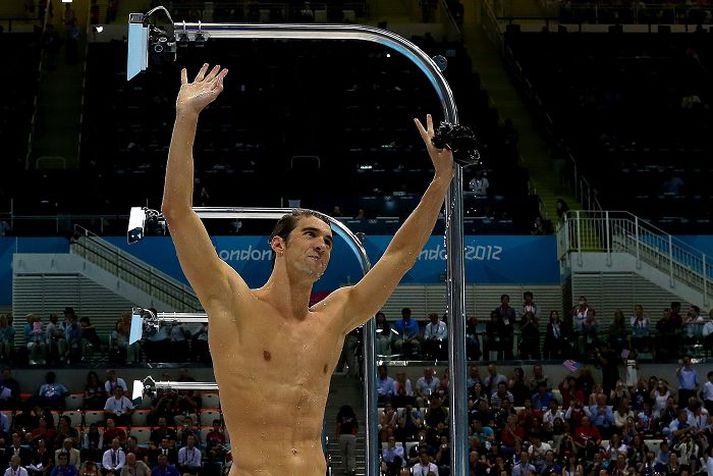 engum líkur Michael Phelps skrifaði íþróttasöguna á árinu sem nú er að líða. Hans afrek verða seint leikin eftir enda einstök.nordicphotos/getty