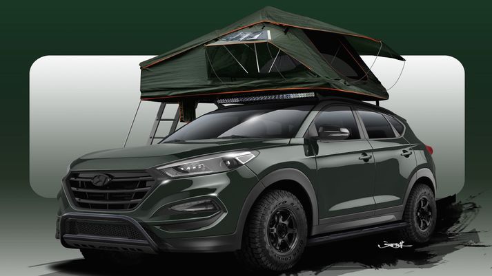 Hyundai Tucson Adventuremobile.