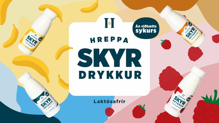 Skyrdrykkurinn er nýjasta afurð Hreppamjólkur.