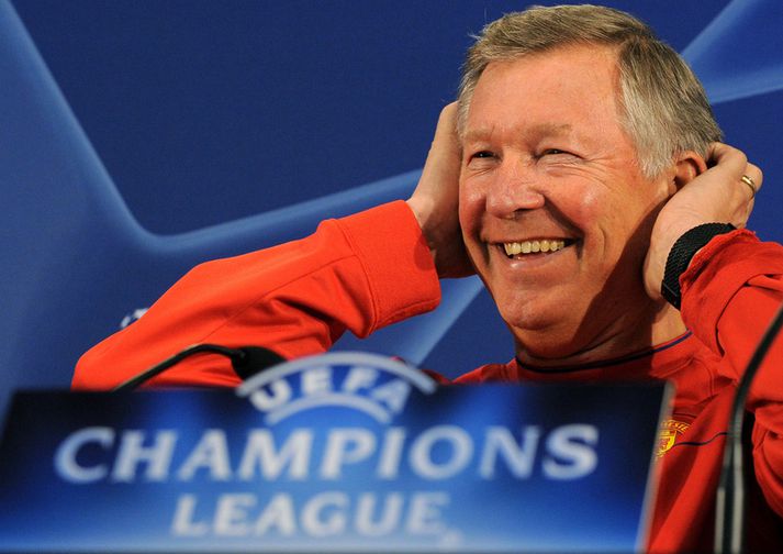 Sir Alex Ferguson, stjóri Manchester United.